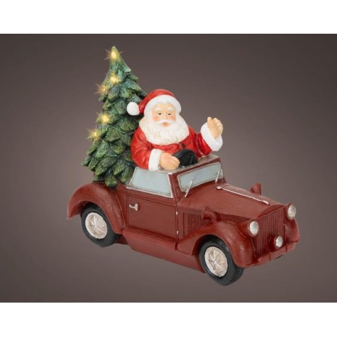 BABBO NATALE IN AUTO LED H.18